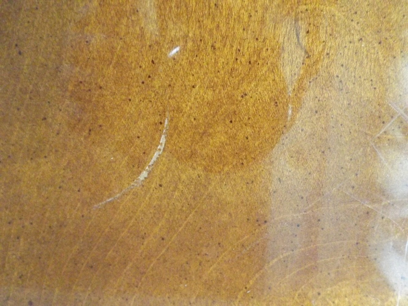 Modern 78" Wide Burl Walnut Top Dining Table with Art Deco Lines