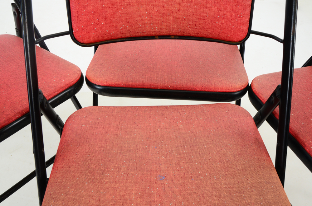 Four Samsonite Folding Chairs