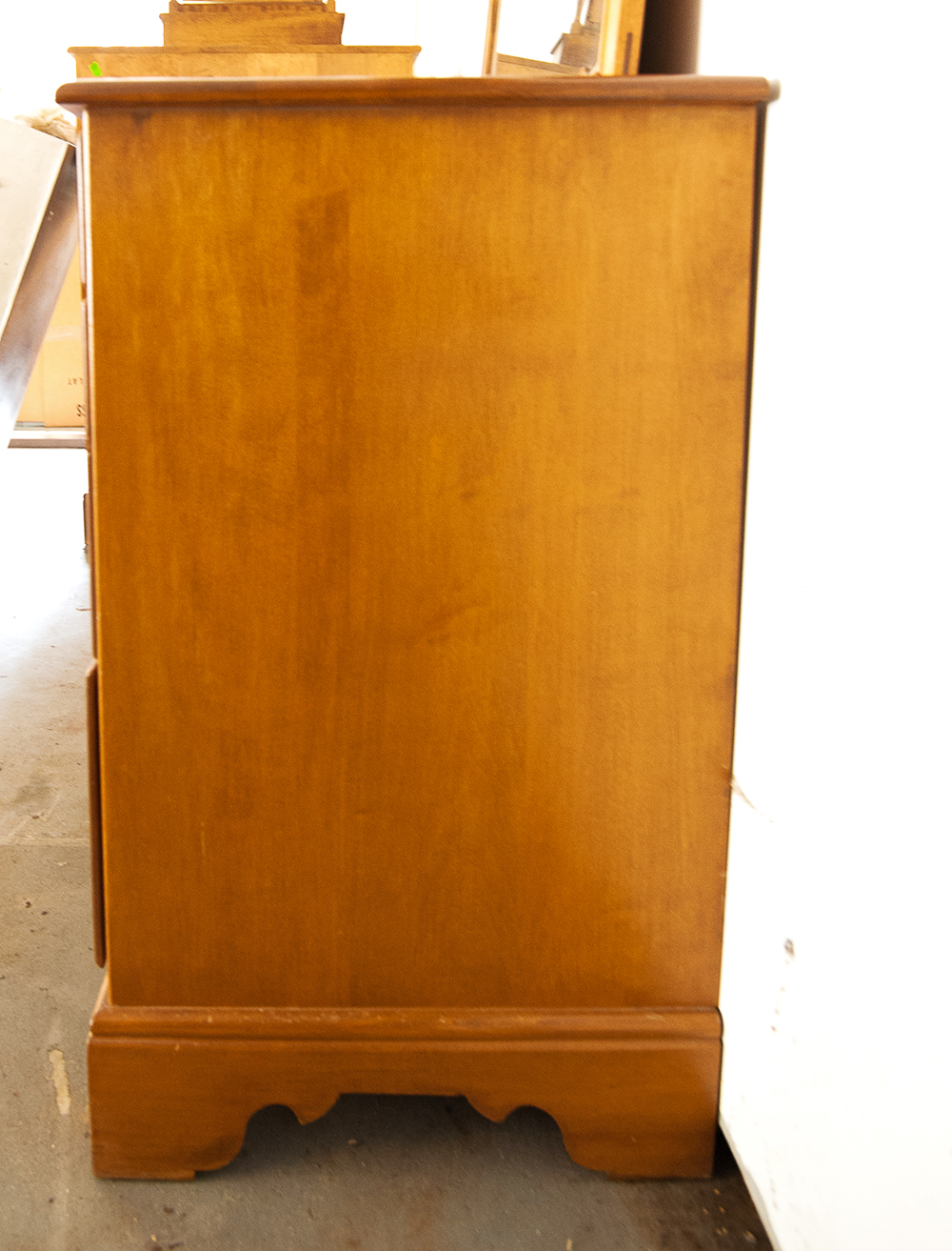 Vintage Ethan Allen Dresser and Wall Mirror