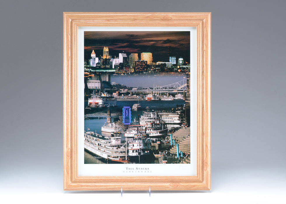 Signed Limited Edition M. Miles Wolf Tall Stacks Photomontage