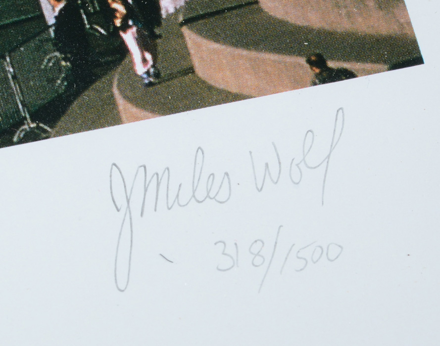 Signed Limited Edition M. Miles Wolf Tall Stacks Photomontage