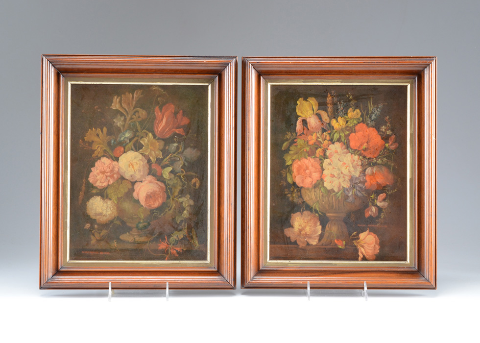 Two Giclee Prints of Floral Paintings by