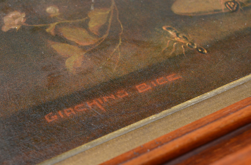 Two Giclee Prints of Floral Paintings by