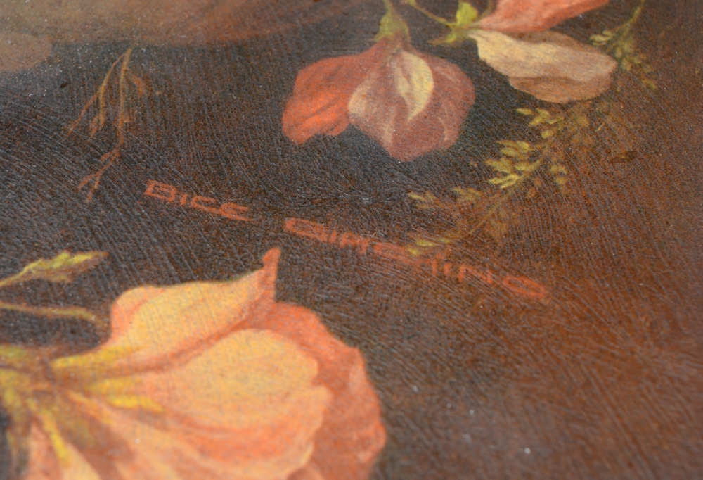 Two Giclee Prints of Floral Paintings by