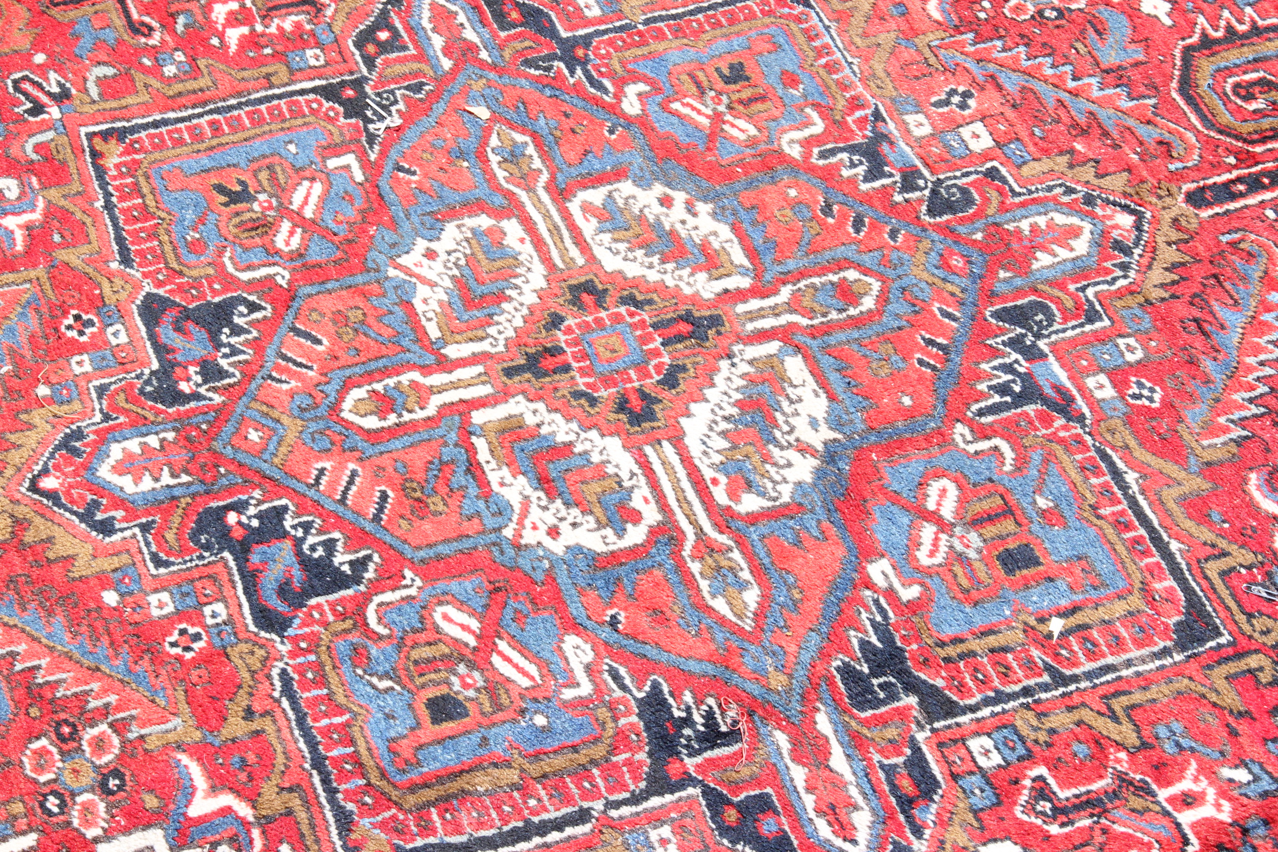 Hand-Knotted Heriz Style Rug