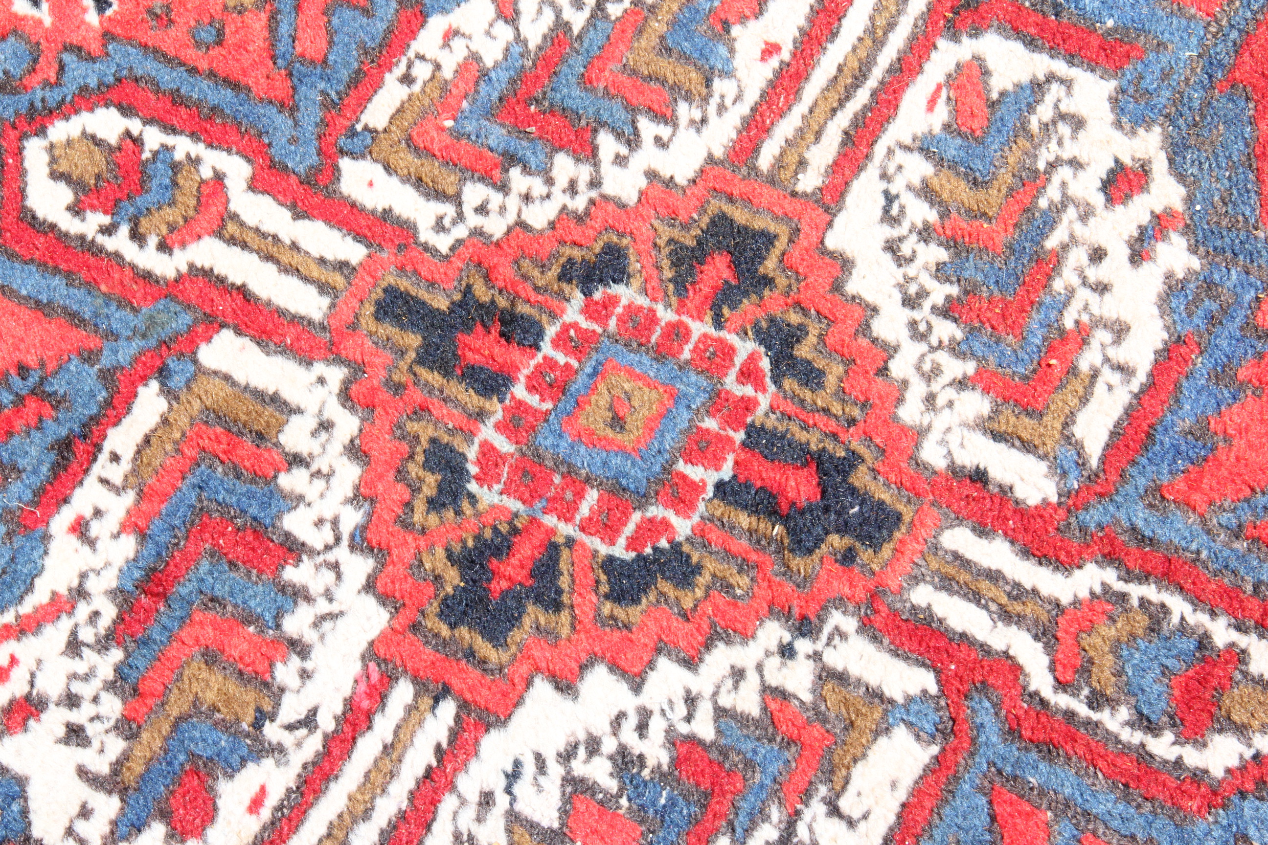 Hand-Knotted Heriz Style Rug