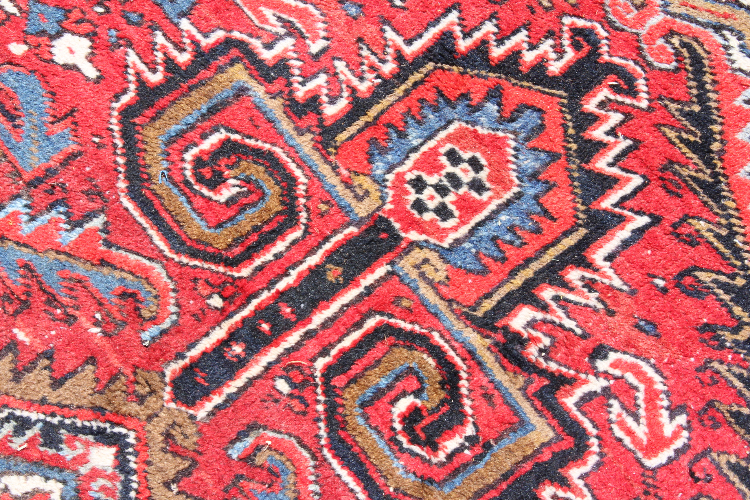 Hand-Knotted Heriz Style Rug