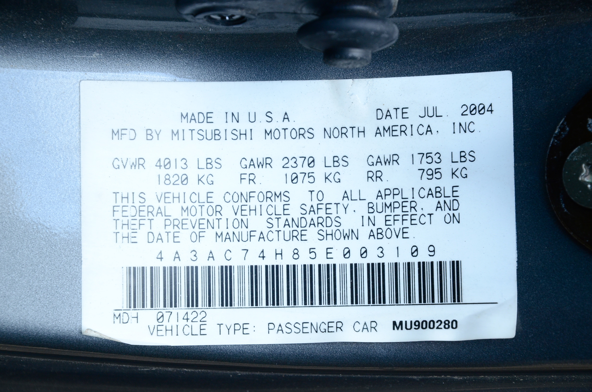 2005 Mitsubishi Eclipse GTS