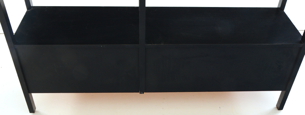 Paul McCobb Ebonized Room Divider / Shelving Unit