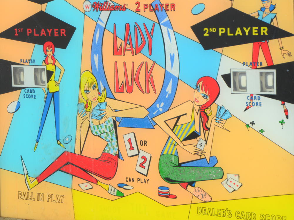 "Lady Luck" Arcade Pinball Machine