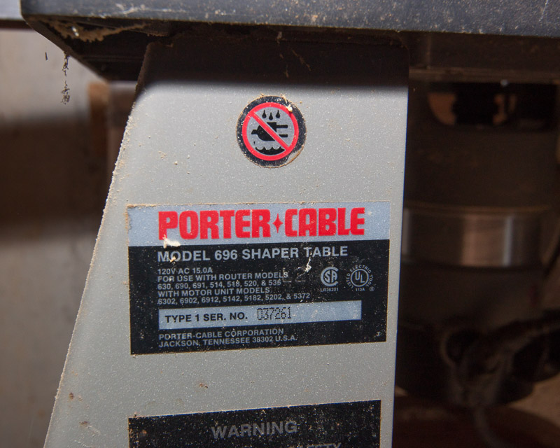 Porter Cable Router Table