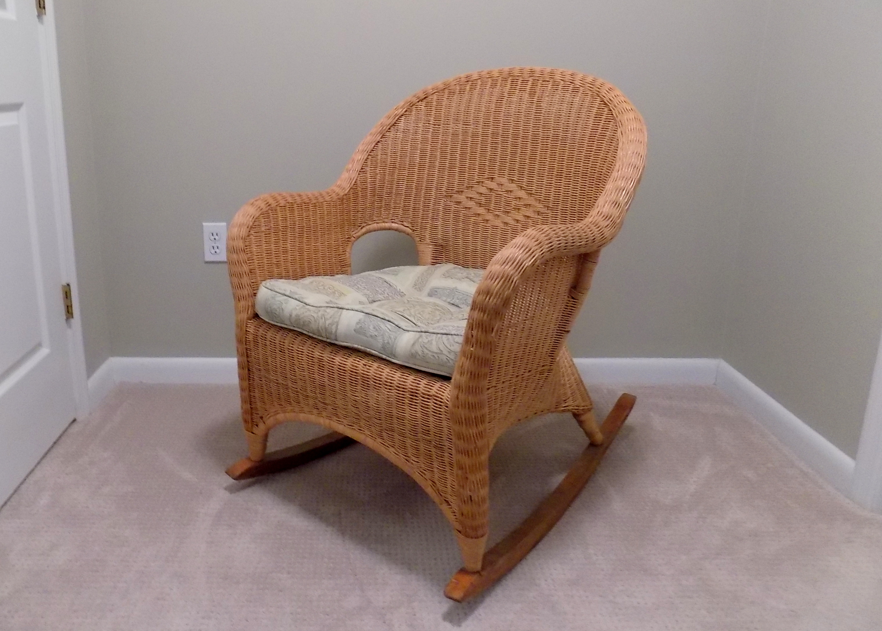 Pier One Imports Cushioned Rocking Chair