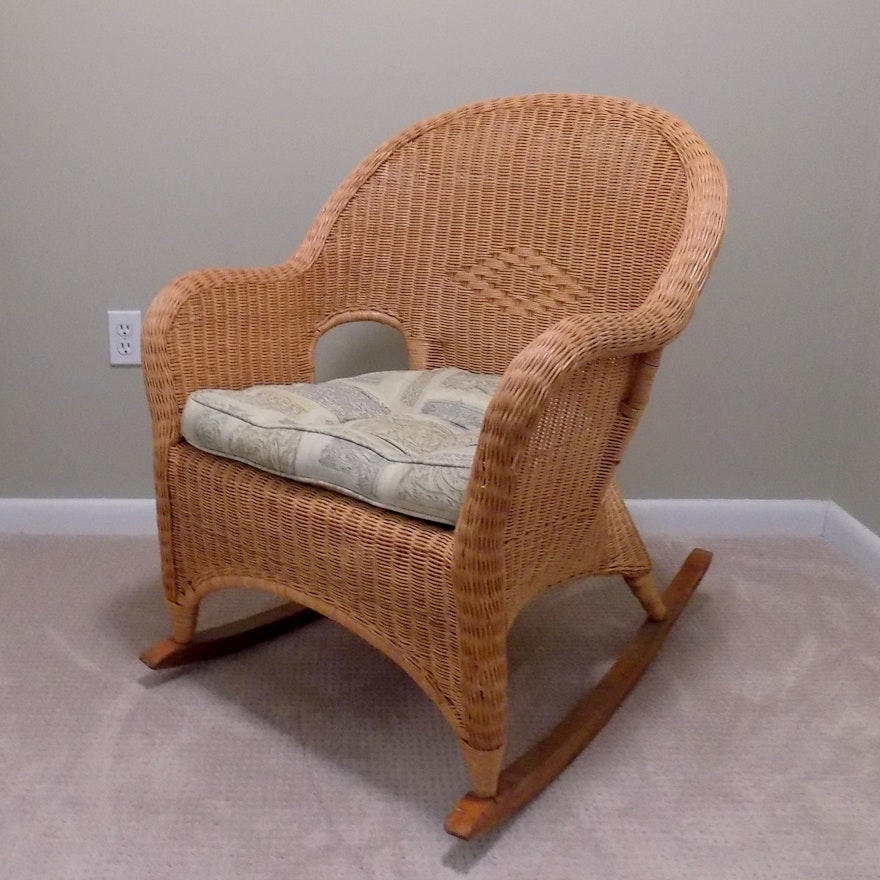 Pier One Imports Cushioned Rocking Chair