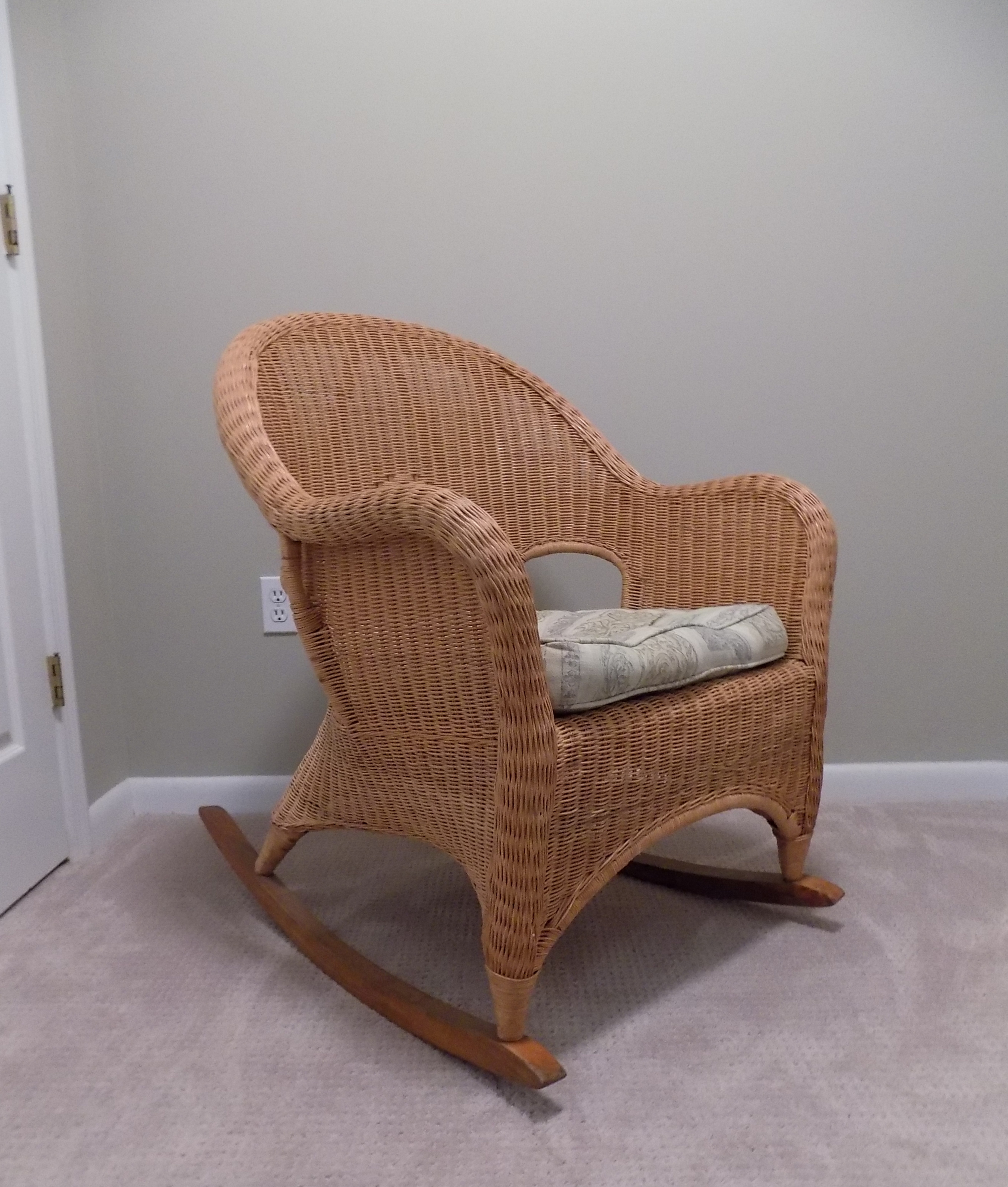 Pier One Imports Cushioned Rocking Chair