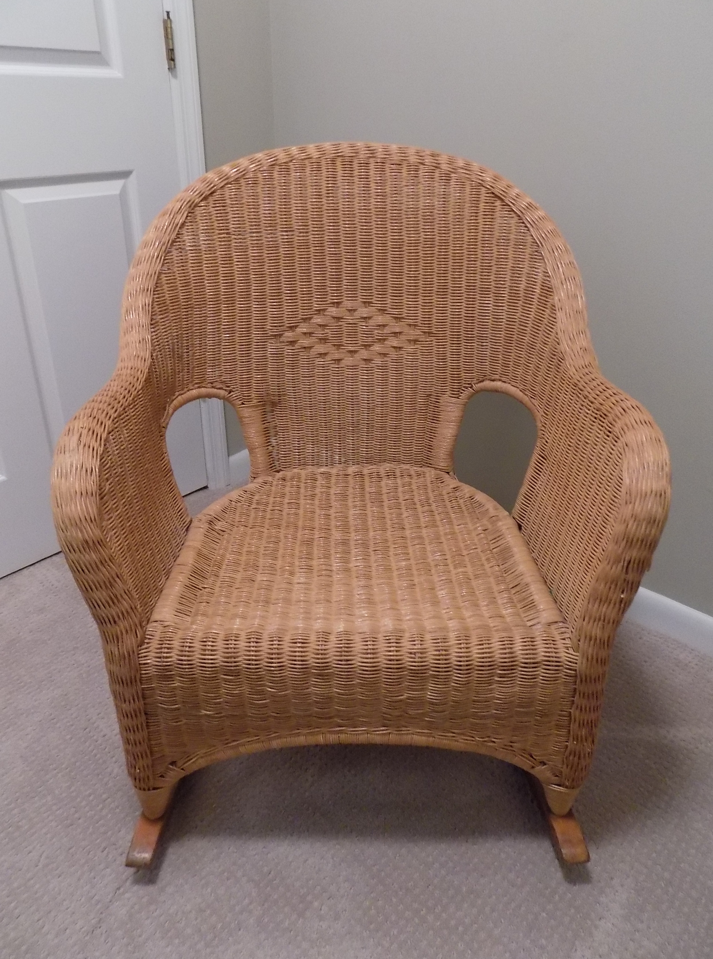 Pier One Imports Cushioned Rocking Chair