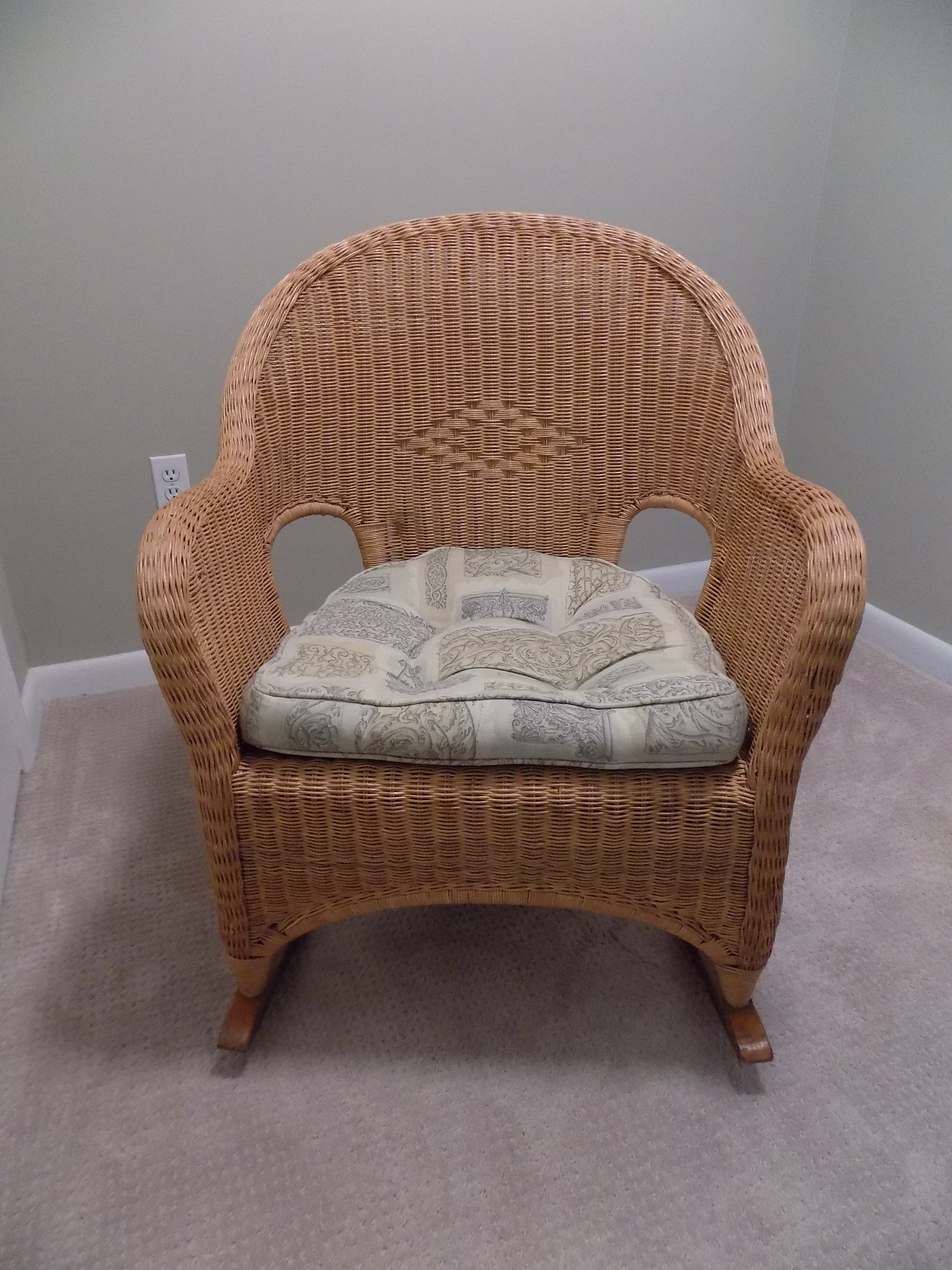Pier One Imports Cushioned Rocking Chair