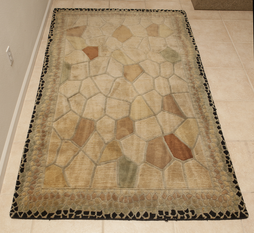 Hand-Knotted Area Rug