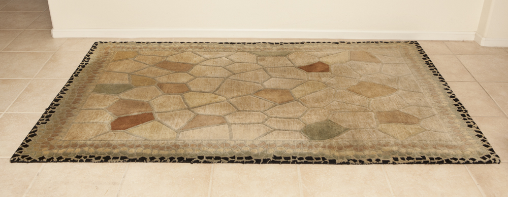 Hand-Knotted Area Rug