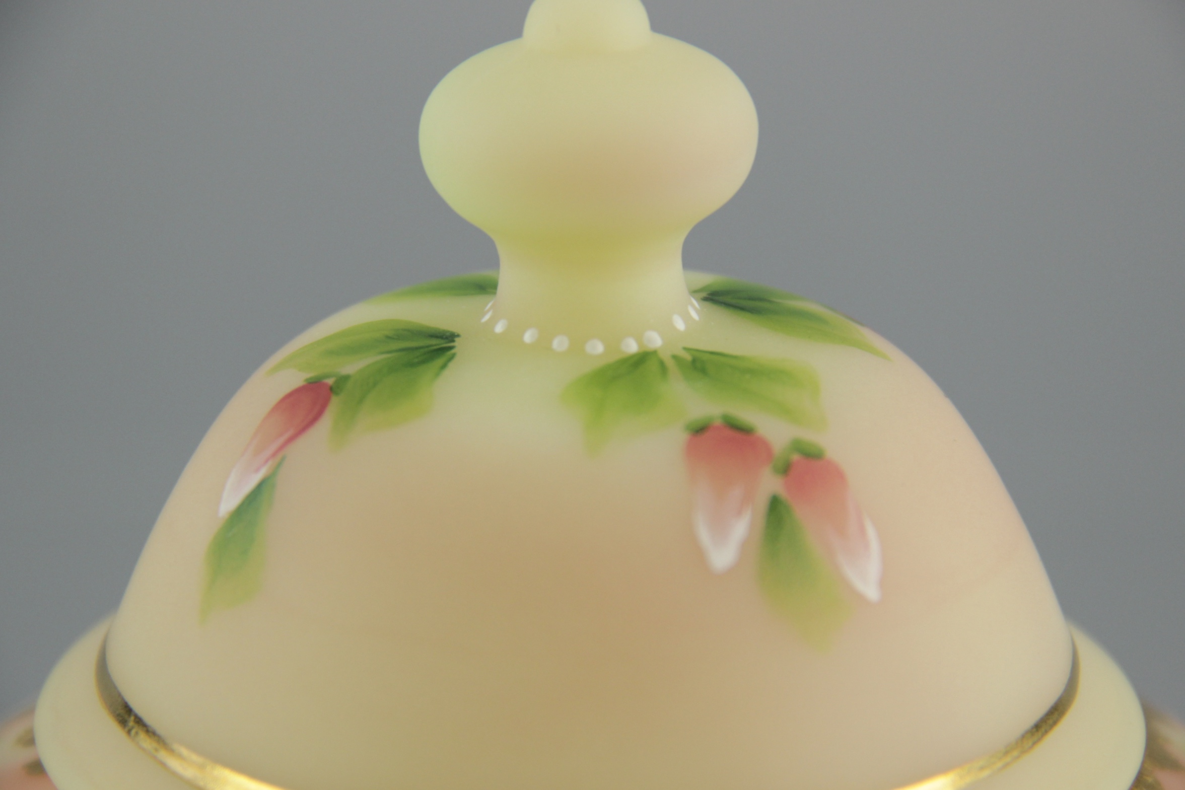 Collection of Fenton Burmese Glass