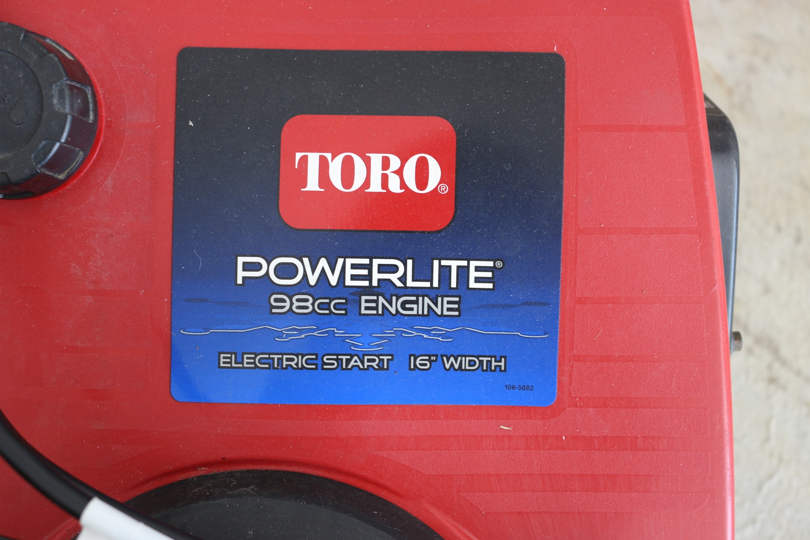 Toro Power Lite 98cc Snow Blower