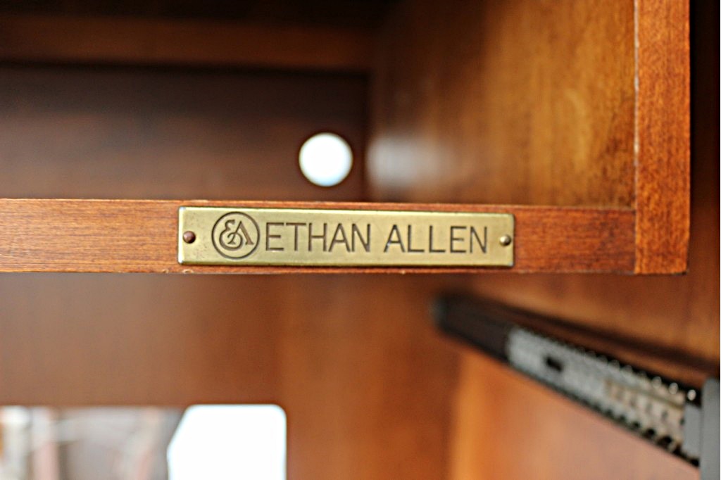 Vintage Ethan Allen Entertainment Center
