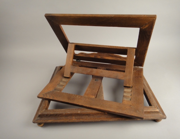 Vintage Table Bible Book Wooden Stand