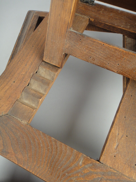 Vintage Table Bible Book Wooden Stand