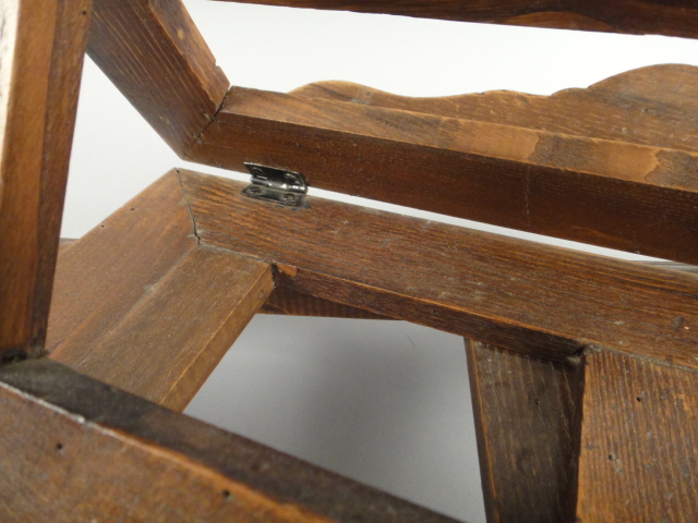 Vintage Table Bible Book Wooden Stand