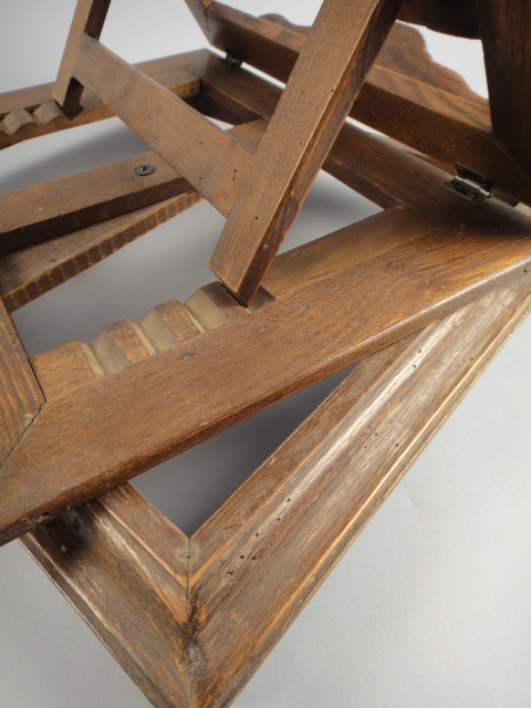 Vintage Table Bible Book Wooden Stand