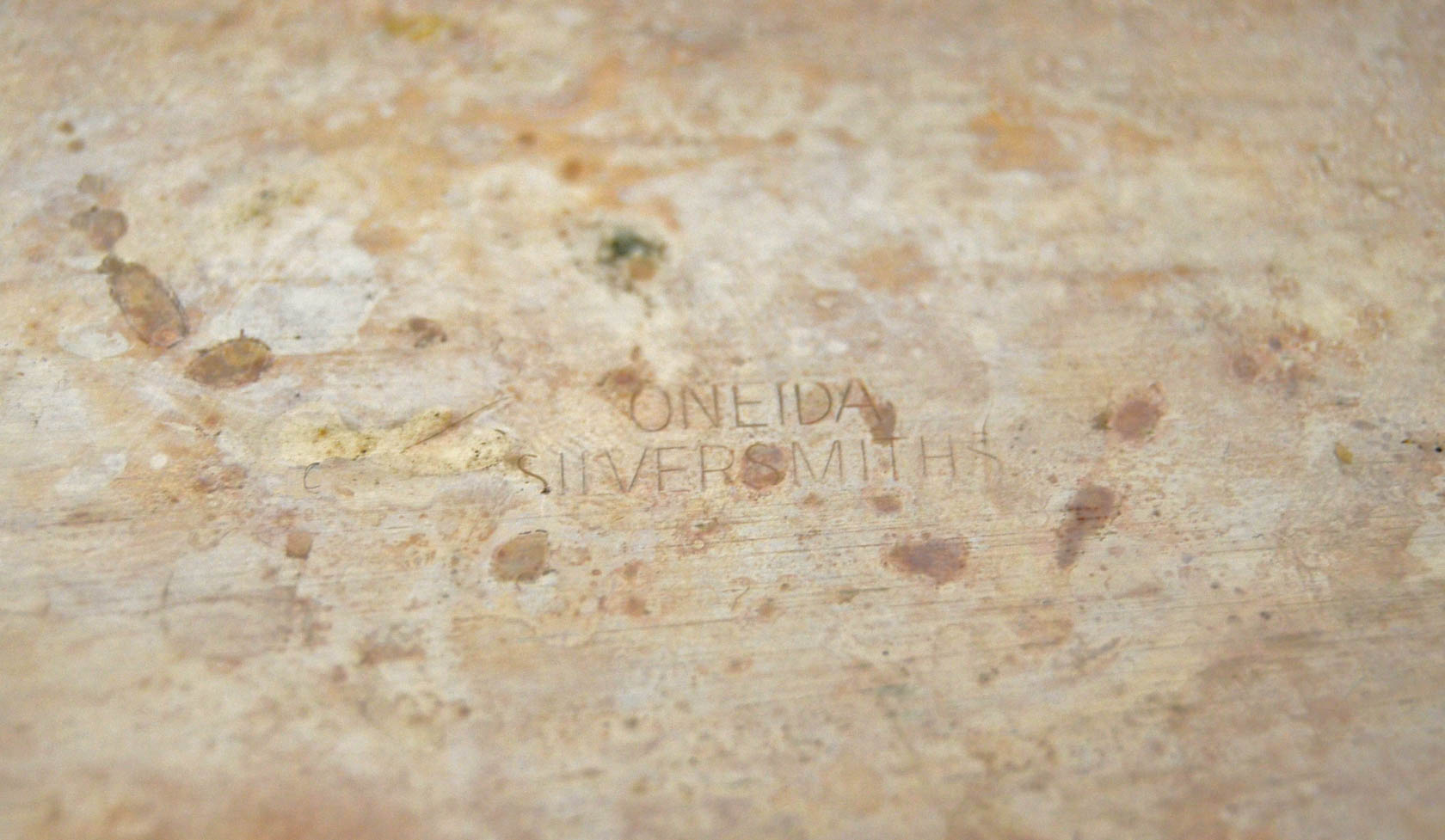 Silver Plate Oneida Butter Dish