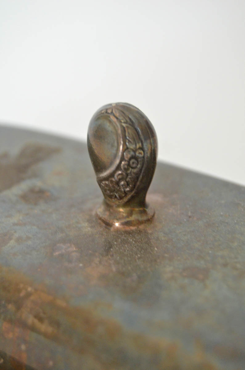 Silver Plate Oneida Butter Dish