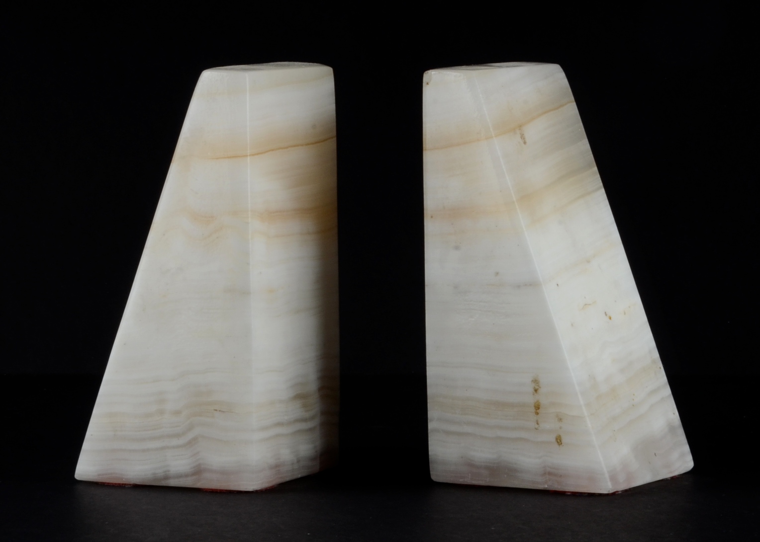 Vintage Mexican Onyx Bookends
