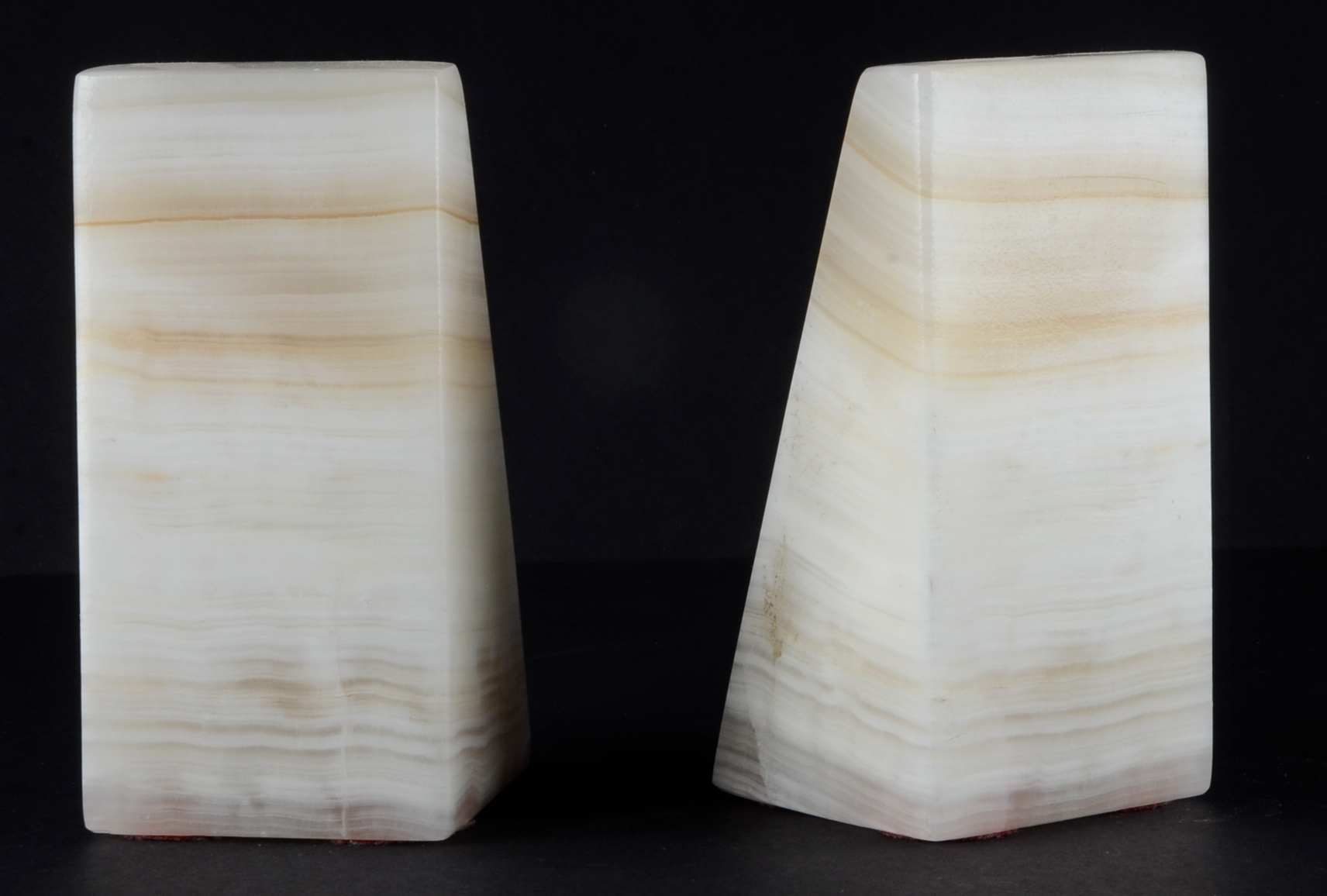 Vintage Mexican Onyx Bookends