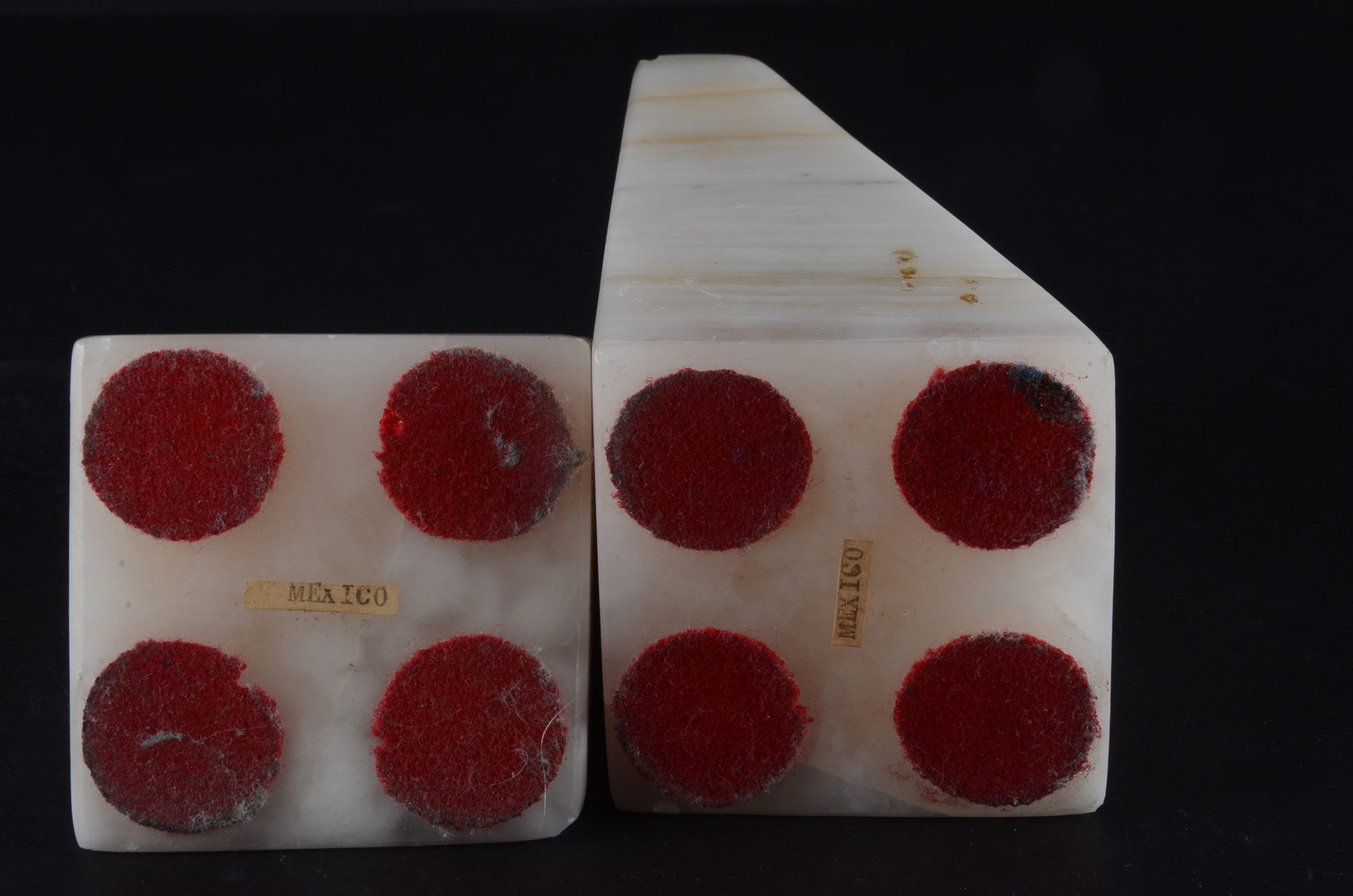 Vintage Mexican Onyx Bookends