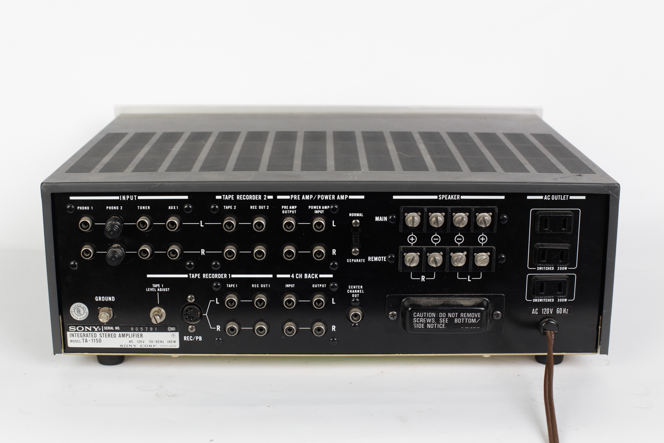 1973 Sony TA-1150 Amplifier