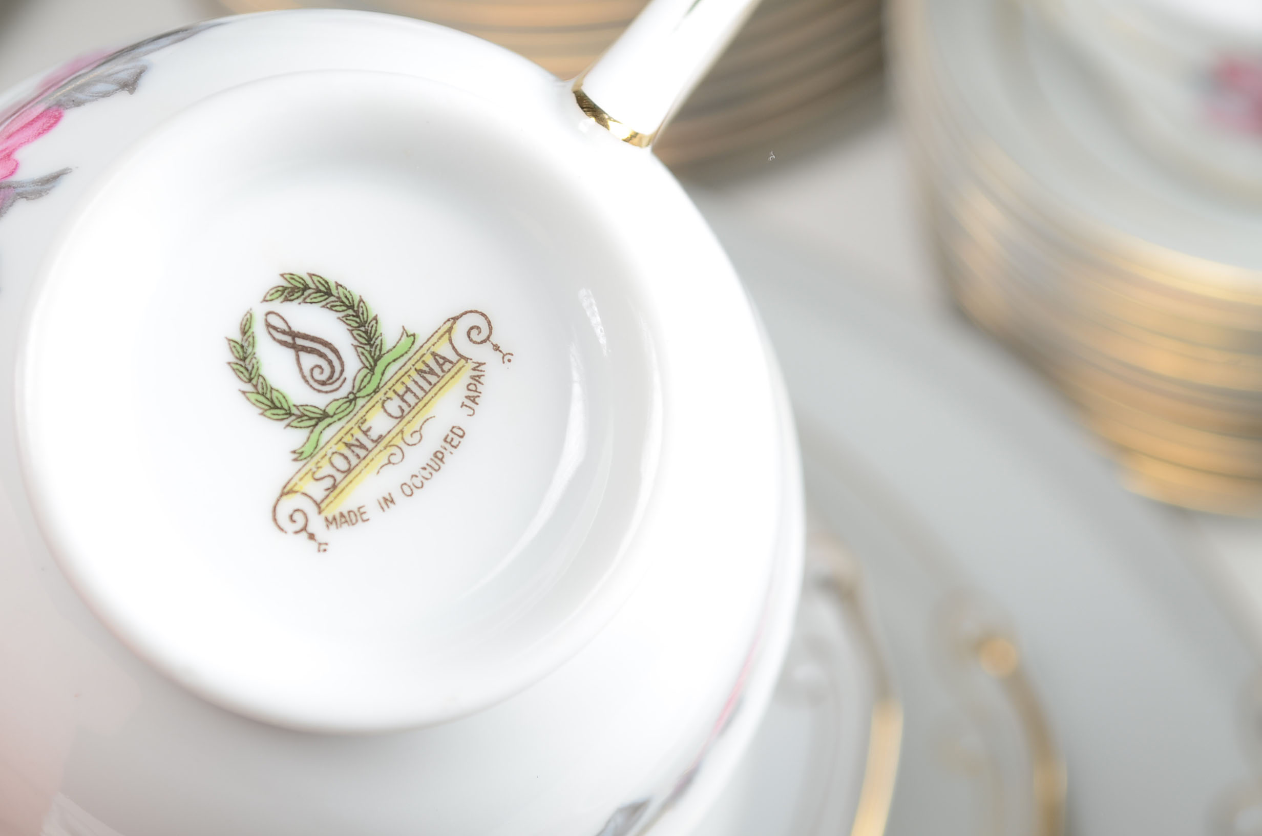 Sone China Set, Occupied Japan