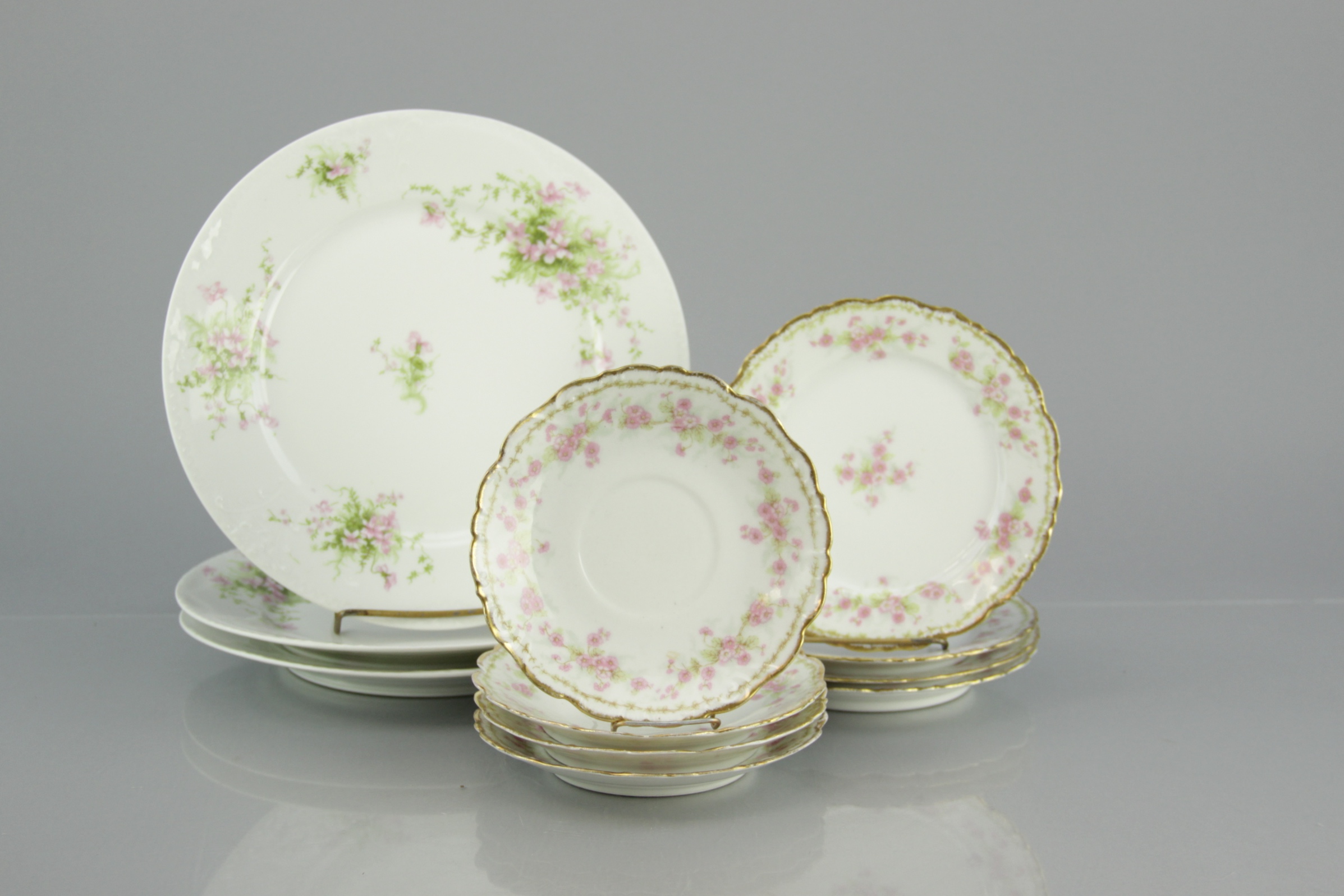 White Limoges Porcelain Plates