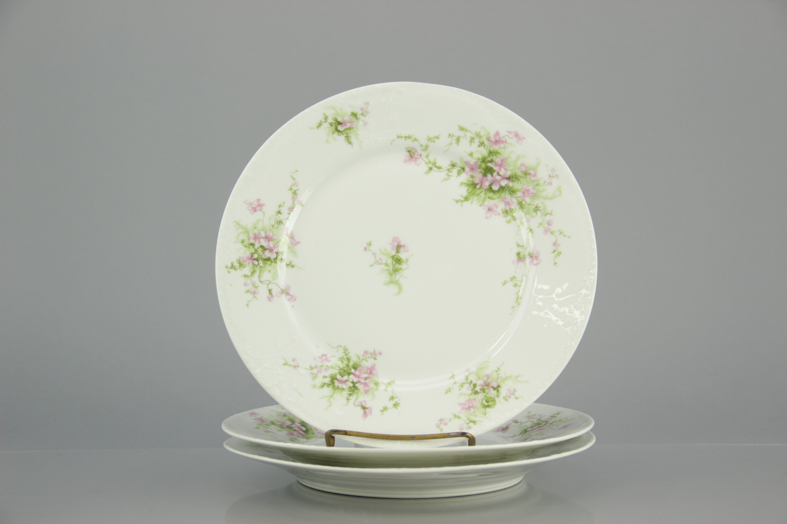 White Limoges Porcelain Plates