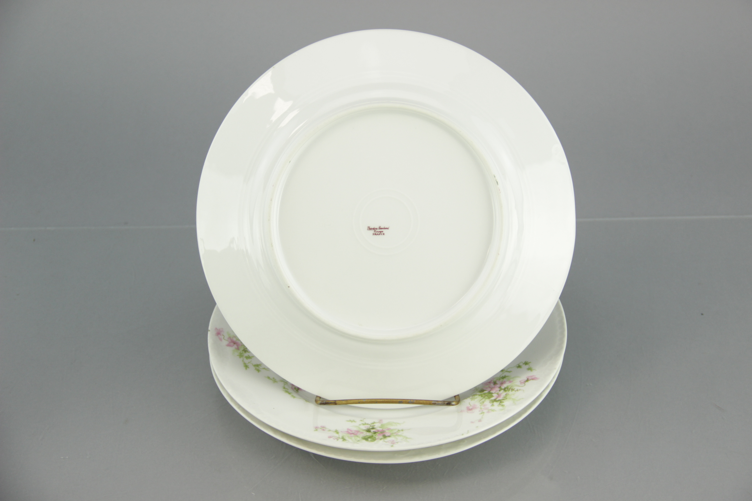 White Limoges Porcelain Plates