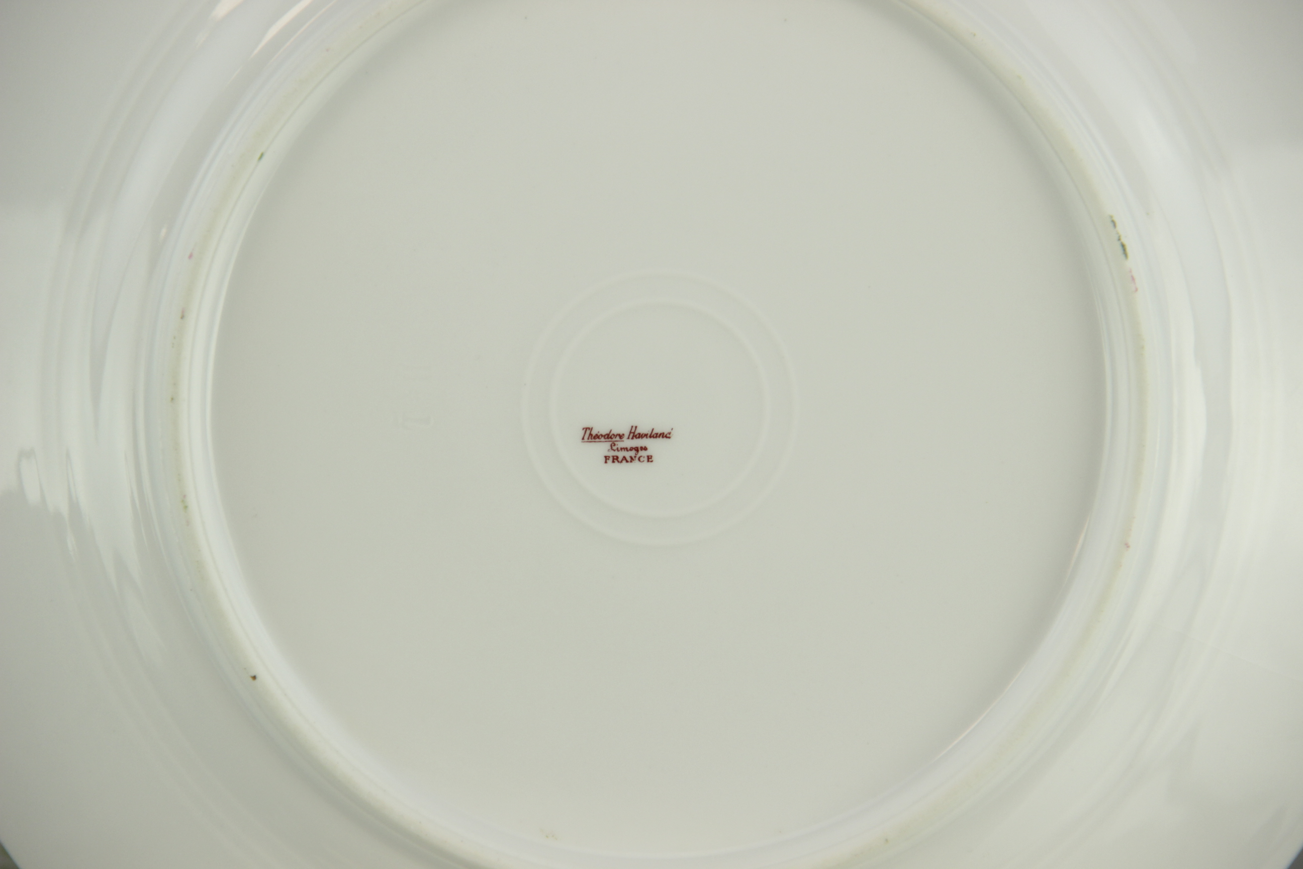White Limoges Porcelain Plates