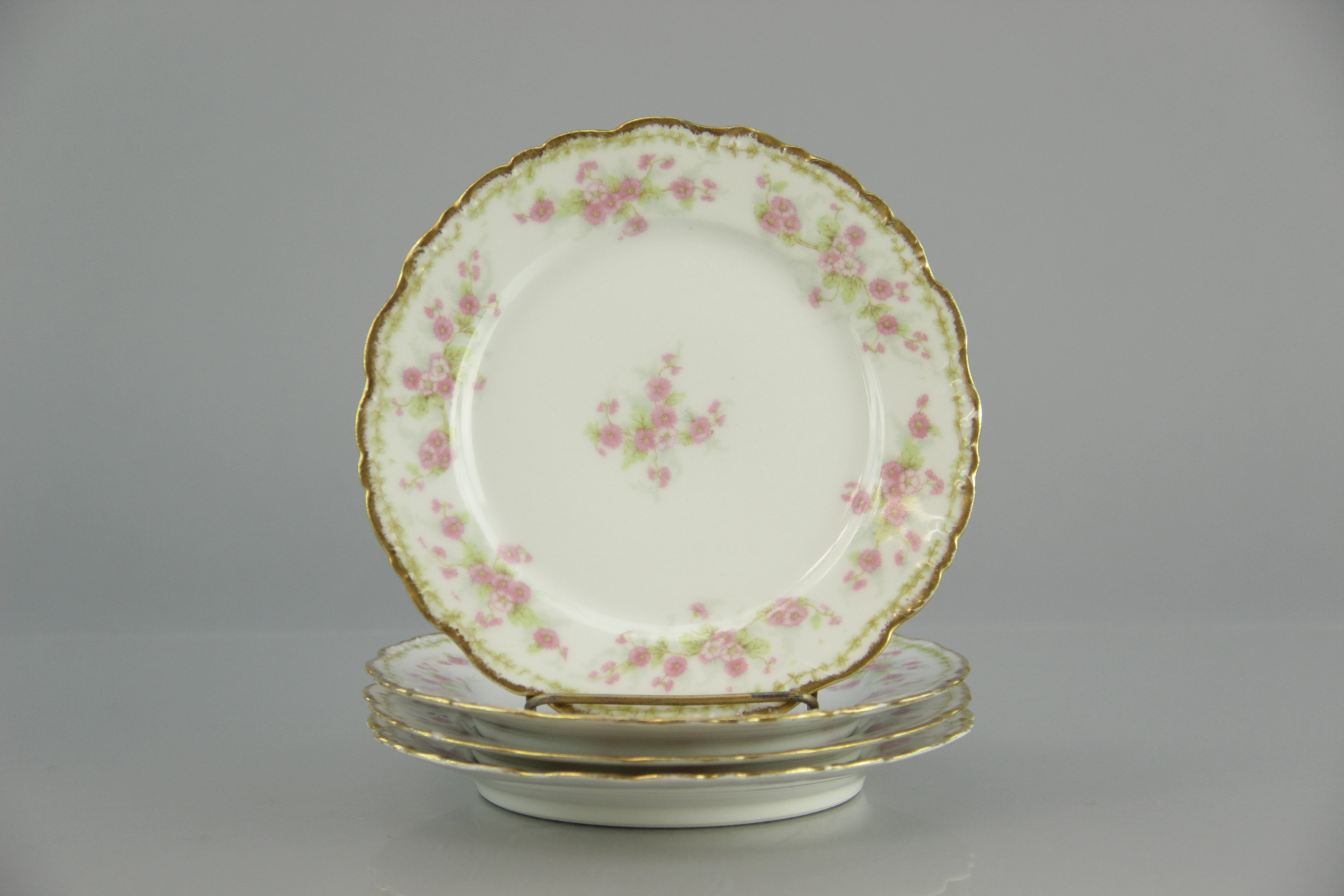 White Limoges Porcelain Plates