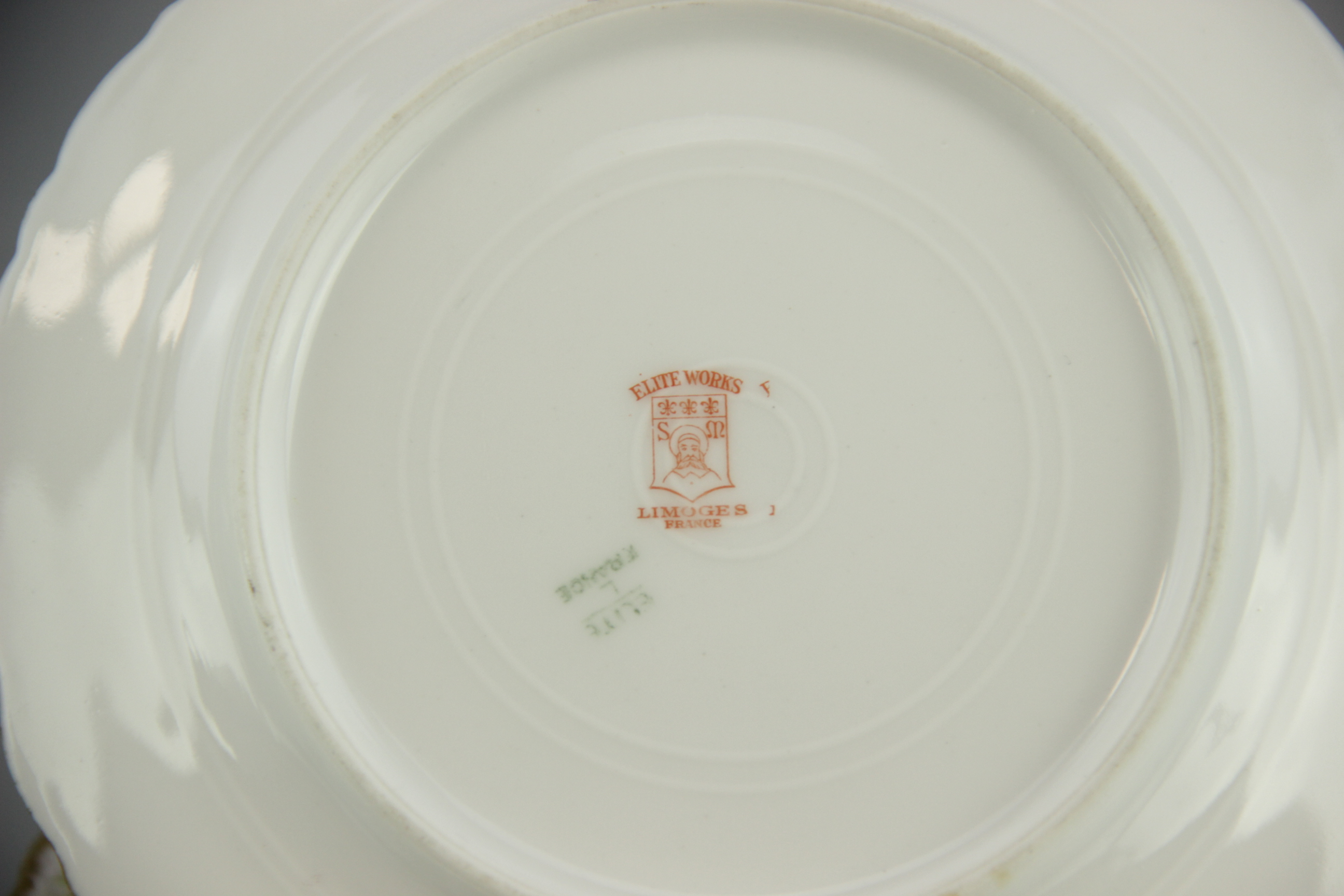 White Limoges Porcelain Plates