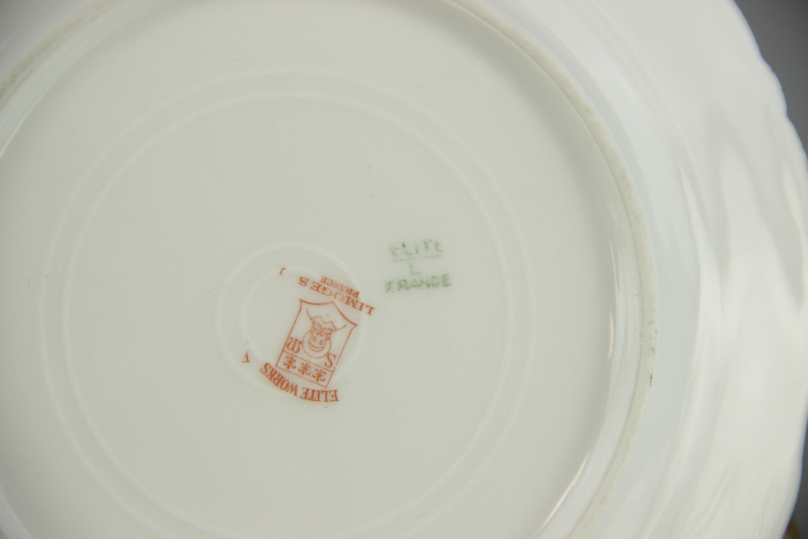 White Limoges Porcelain Plates