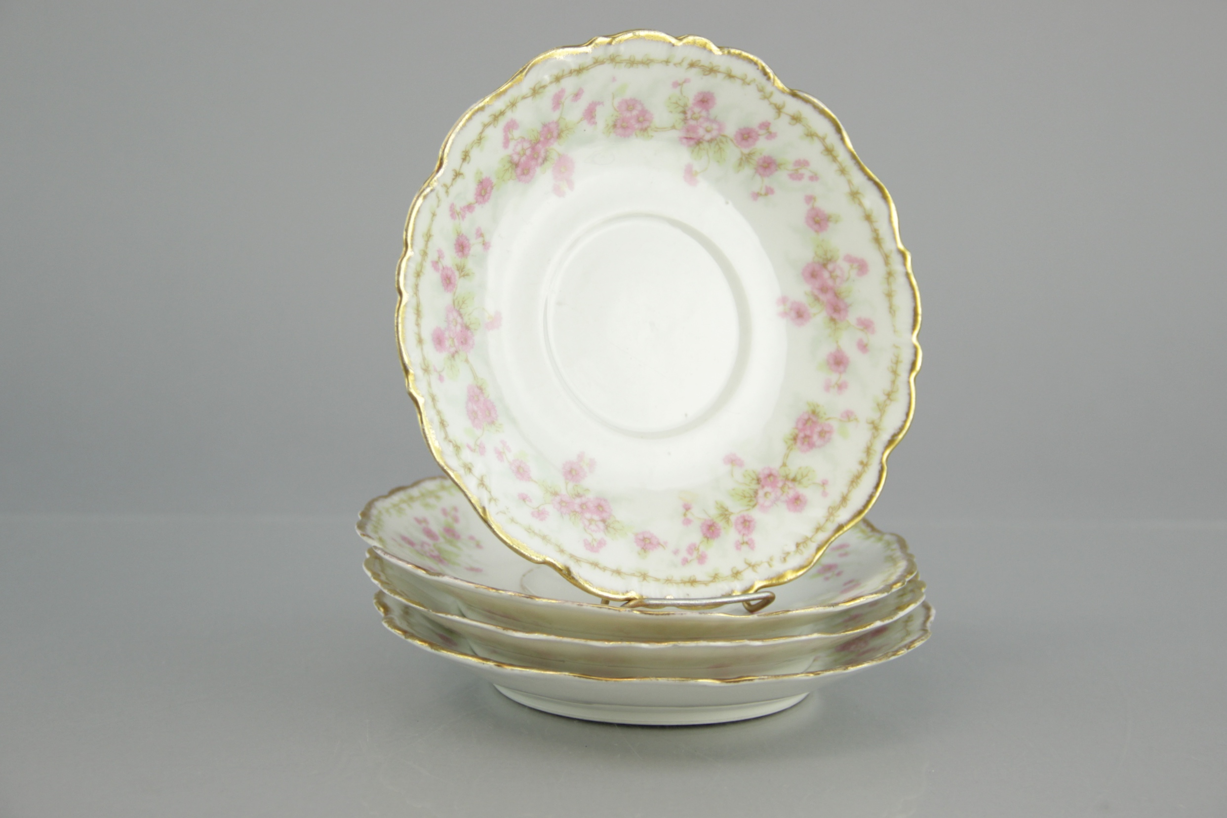 White Limoges Porcelain Plates