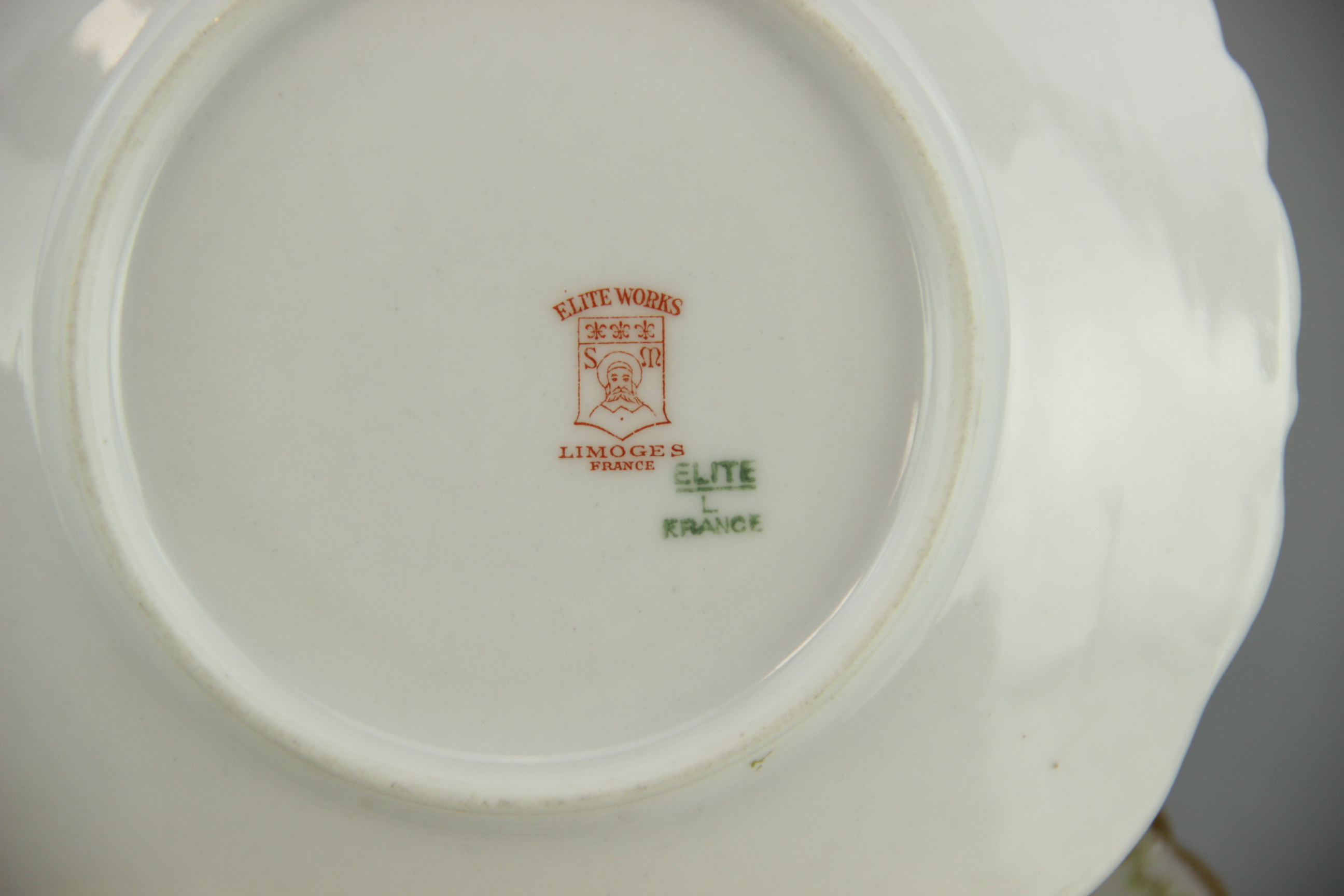 White Limoges Porcelain Plates