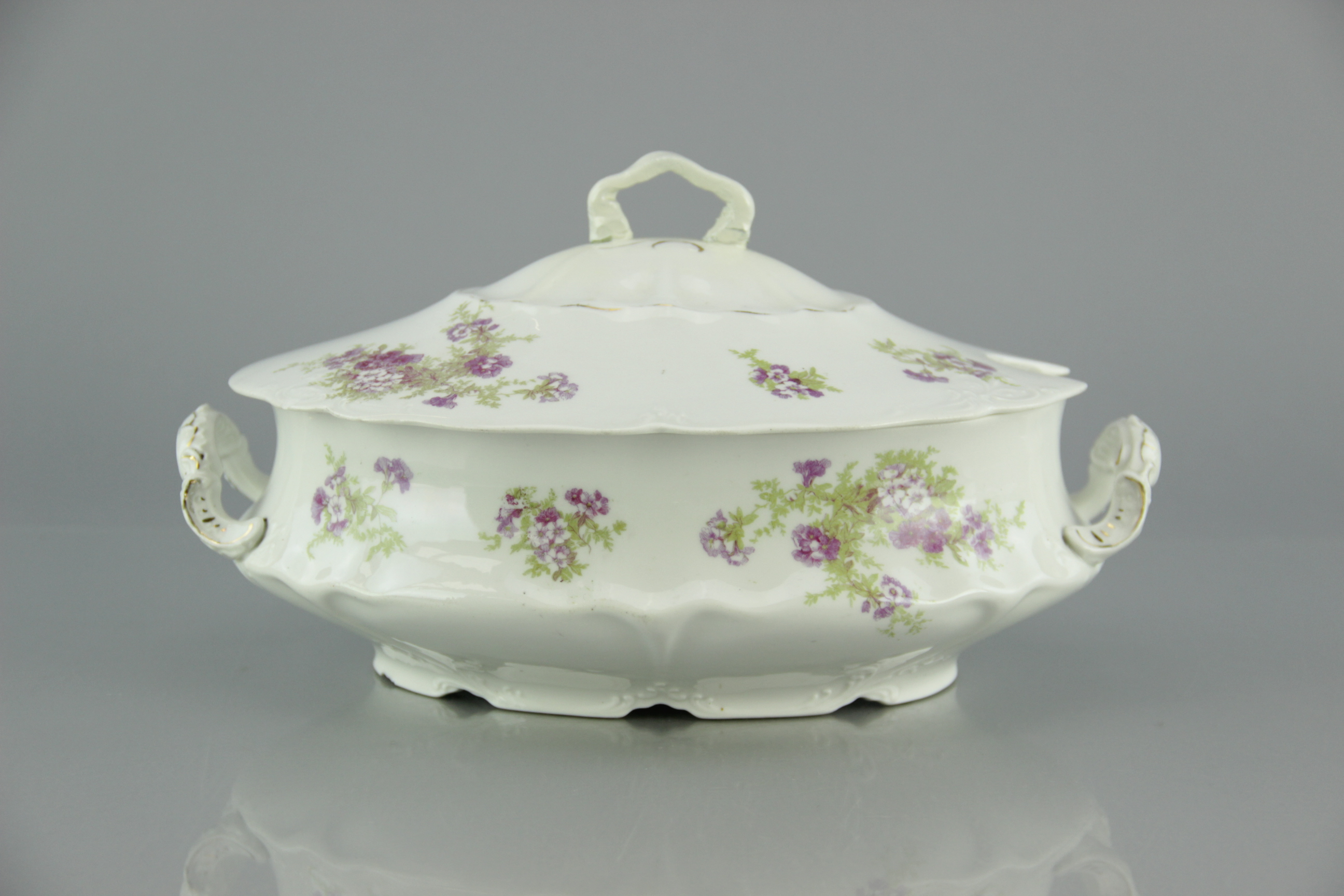 White Limoges Porcelain Serving Dishes