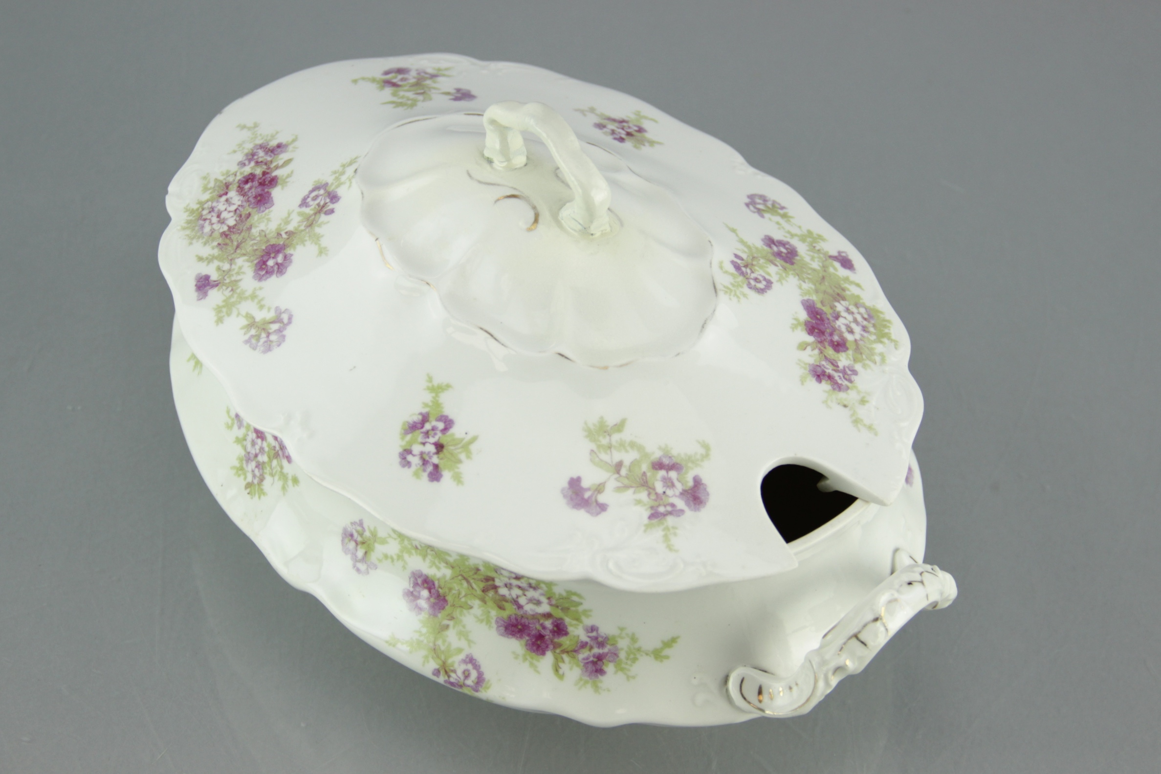 White Limoges Porcelain Serving Dishes