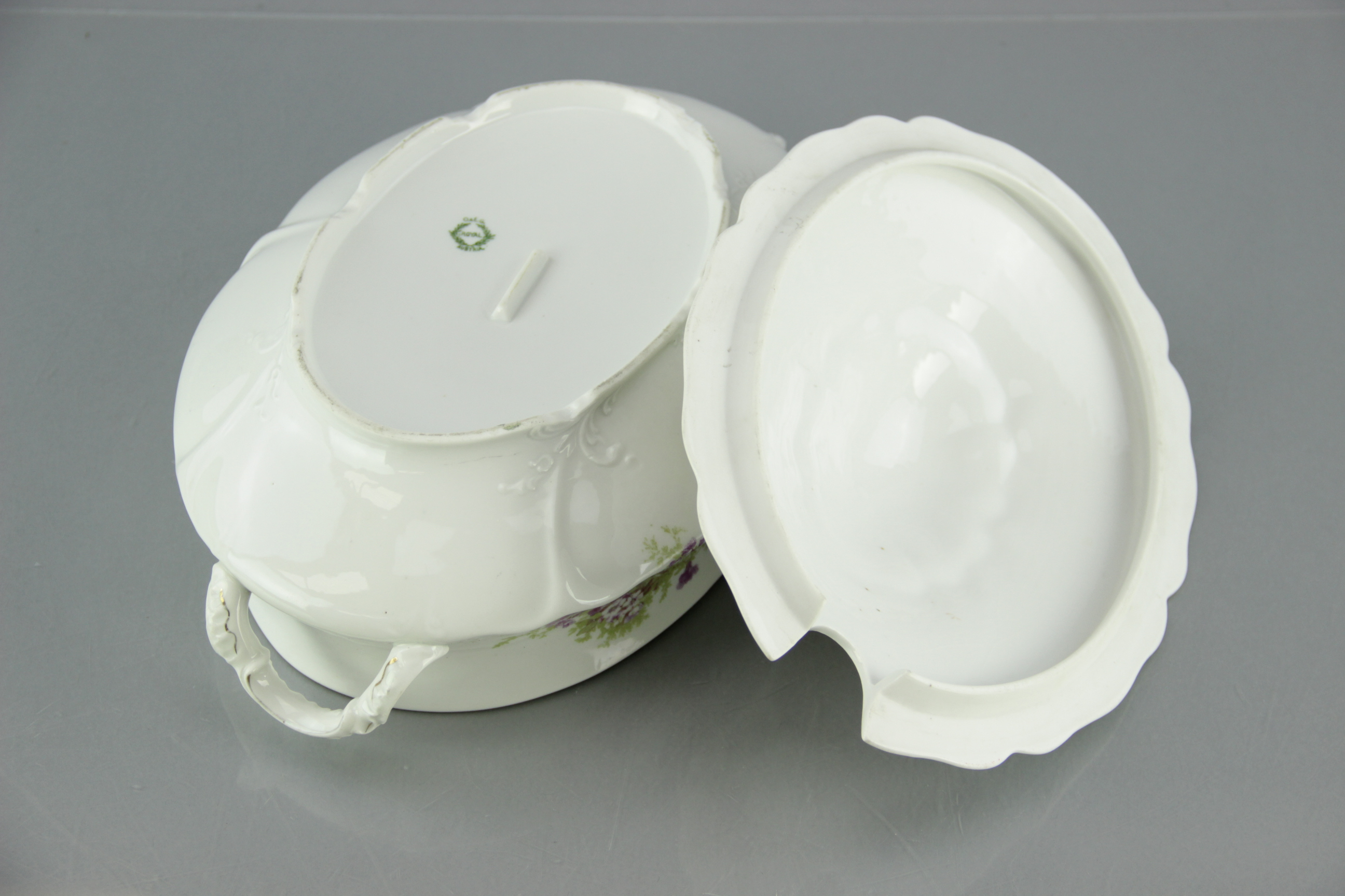 White Limoges Porcelain Serving Dishes