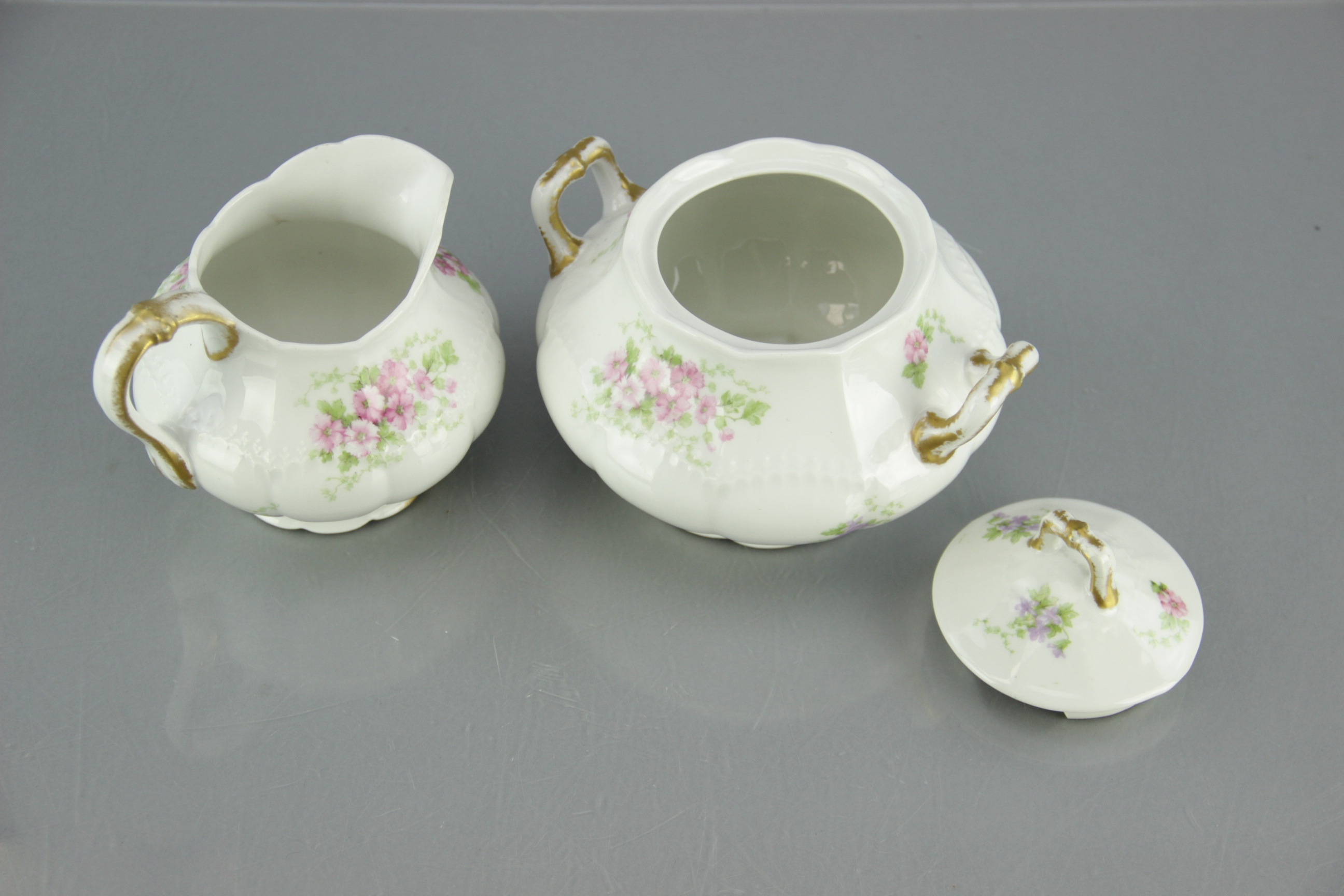 White Limoges Porcelain Serving Dishes