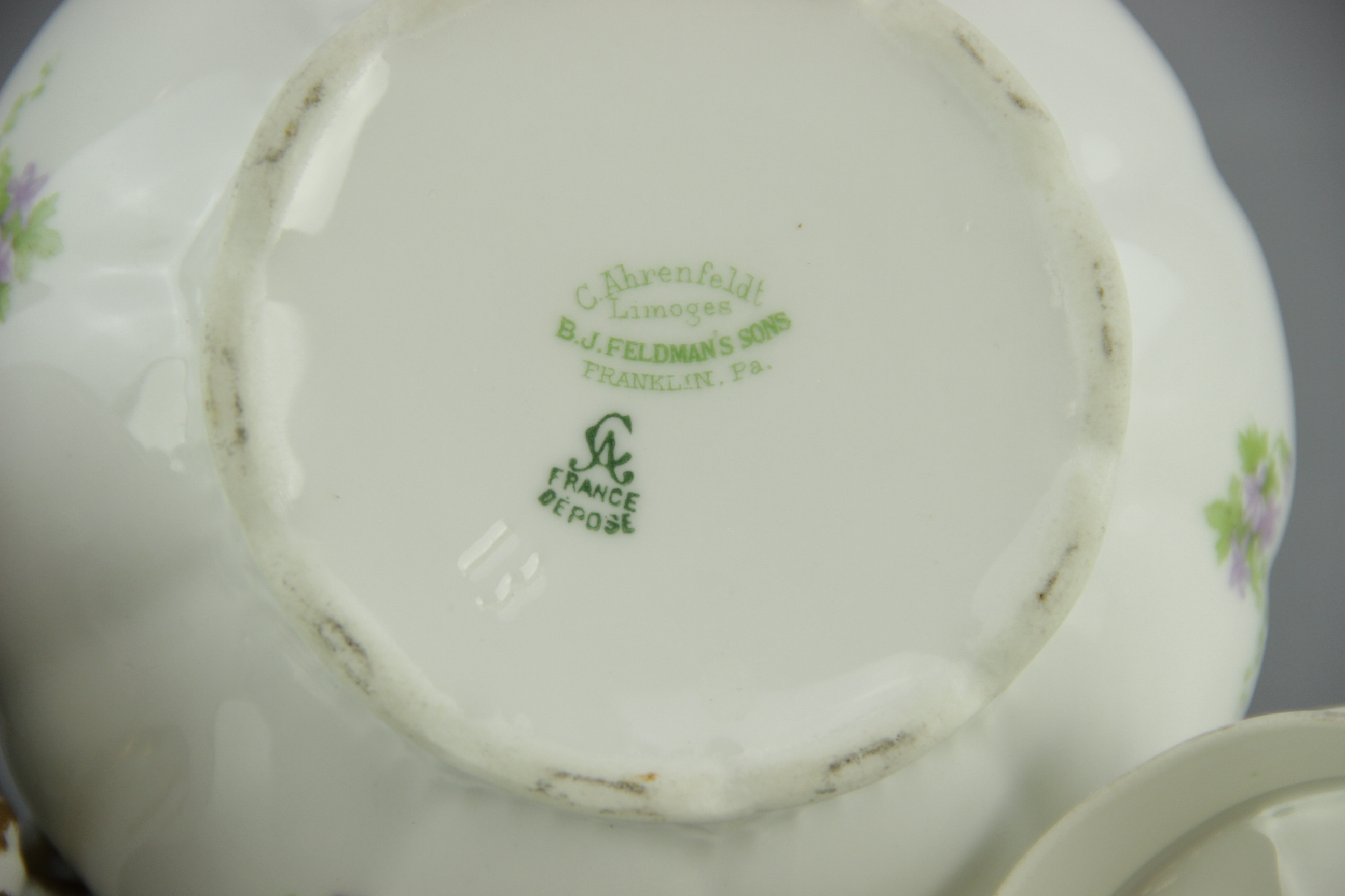 White Limoges Porcelain Serving Dishes